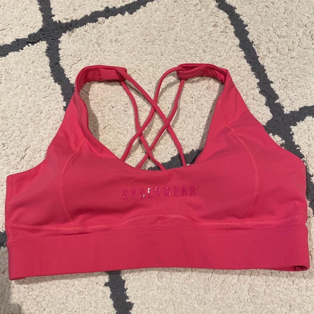 PINK SIZE L RYDERWEAR SPORTS BRA!